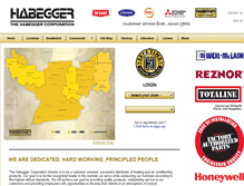 Tablet Screenshot of habeggercorp.com